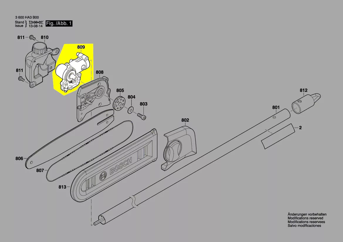 transmission renvoi d\'angle réf. F 016 F04 287 Bosch